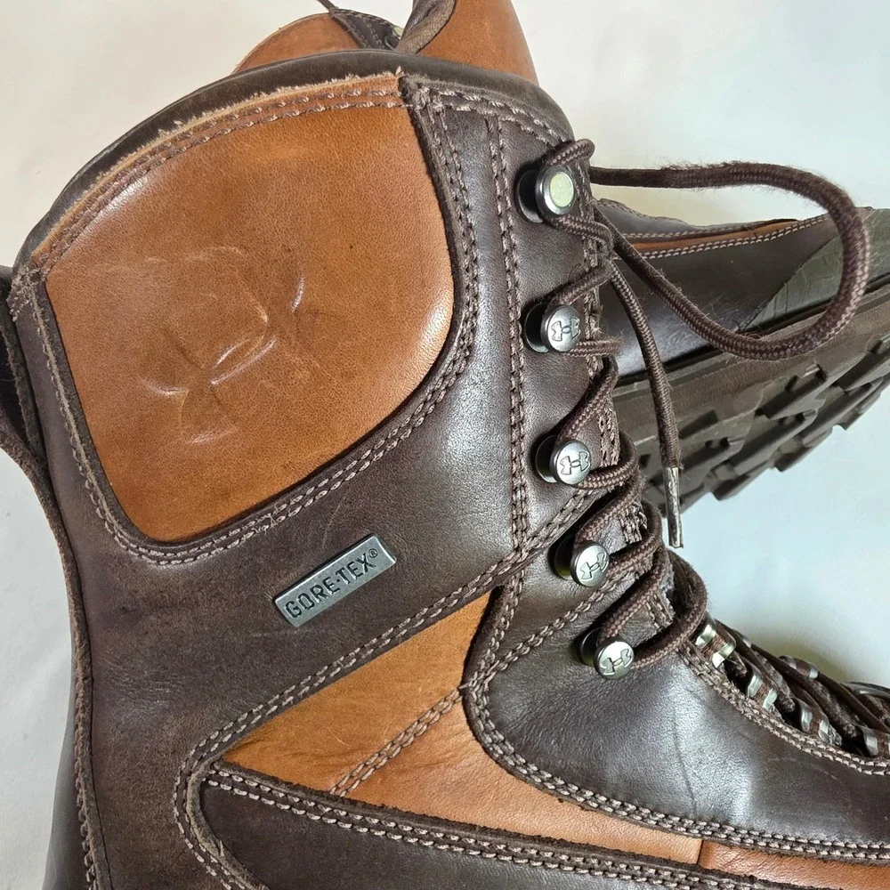 Under Armour Caliber Hunting Boots Mens 11 GORE-TEX Waterproof Brown Leather Under Armour Caliber Hunting Boots Mens 11 GORE-TEX  main image 2
